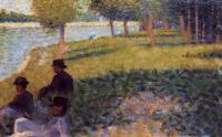 Seurat, Georges - La Grande Jatte, Three Men Seated